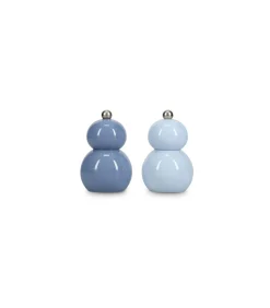 Peper/zoutmolen H12cm blauw Betty - set/2