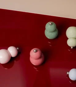 Peper/zoutmolen H12cm groen Betty - set/2