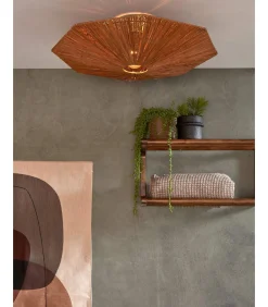 Plafonniere Panama - Bruin - 65x65x7cm