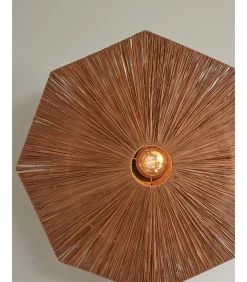 Plafonniere Panama - Bruin - 65x65x7cm