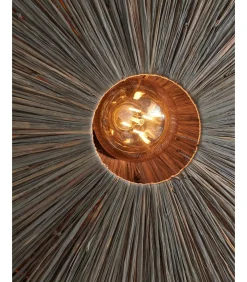 Plafonniere Panama - Donker grijs - 65x65x7cm