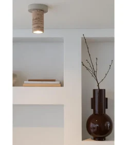 Plafonniere Tivoli - Bruin - Ø12cm