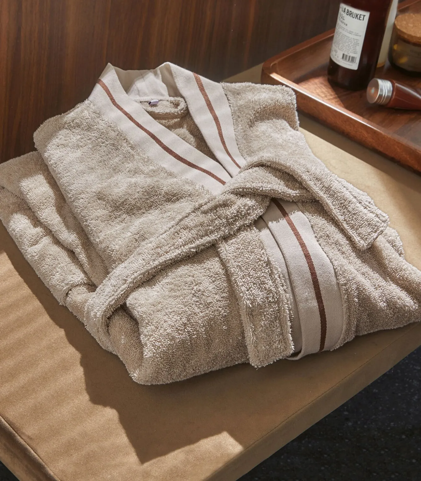 PLAISANCE Sable - Badjas unisex katoen