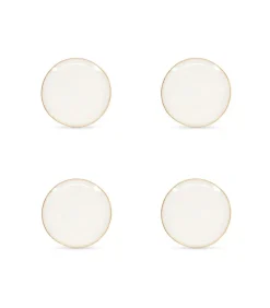 Plat bord 21cm coupe wit Artisan - (x4)