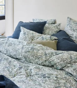 Plat laken van katoenperkal, PLANTEN MIST