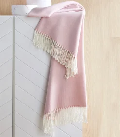 PLUME rose - Plaid Wol en acryl