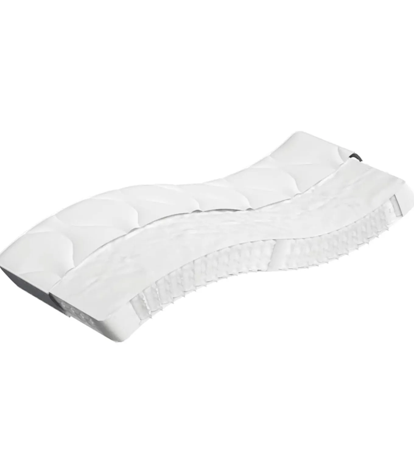 Pocketveringmatras middelhard 90x220 cm