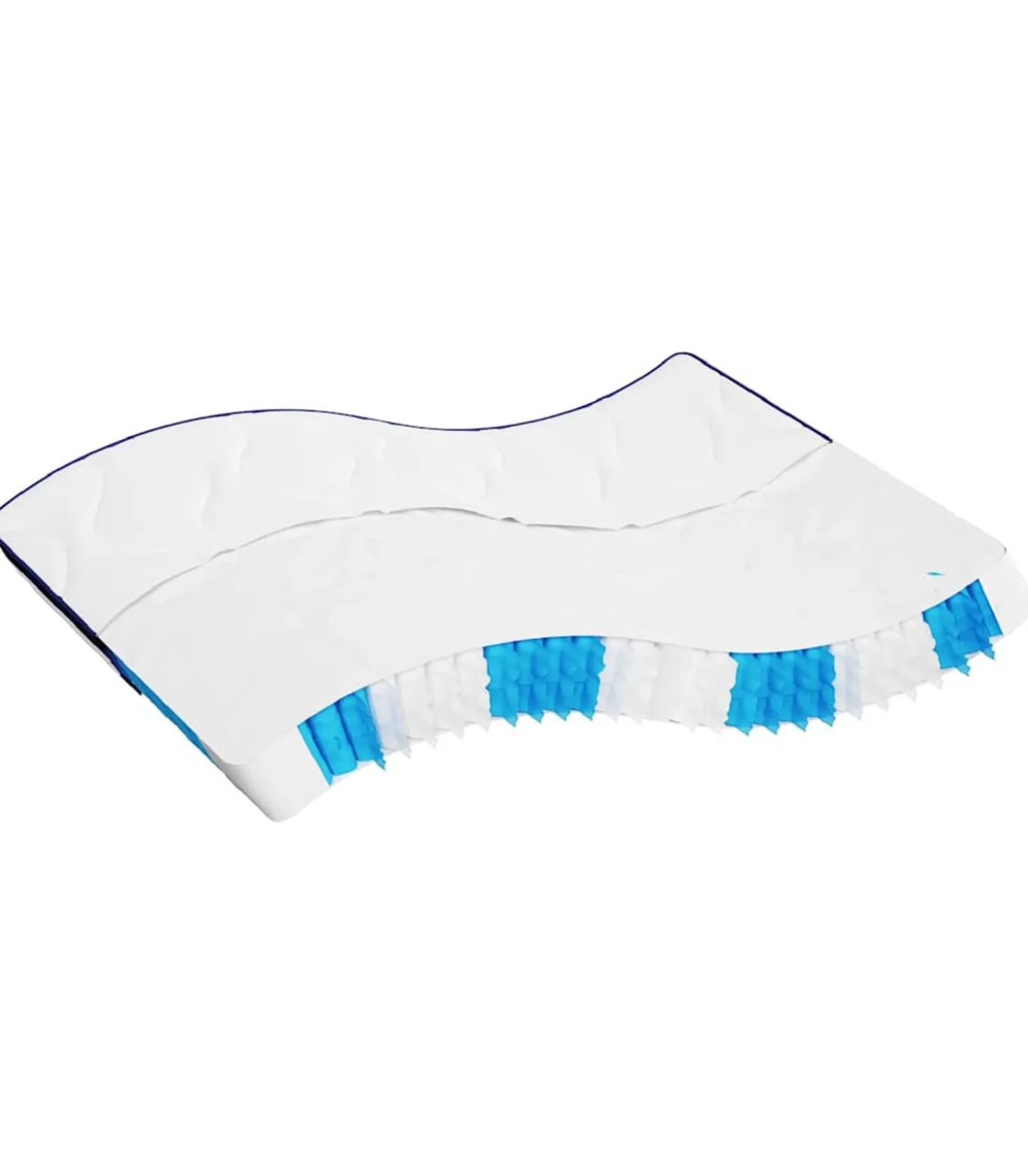 Pocketveringmatras middelhard-hard 160x200 cm Super King Size
