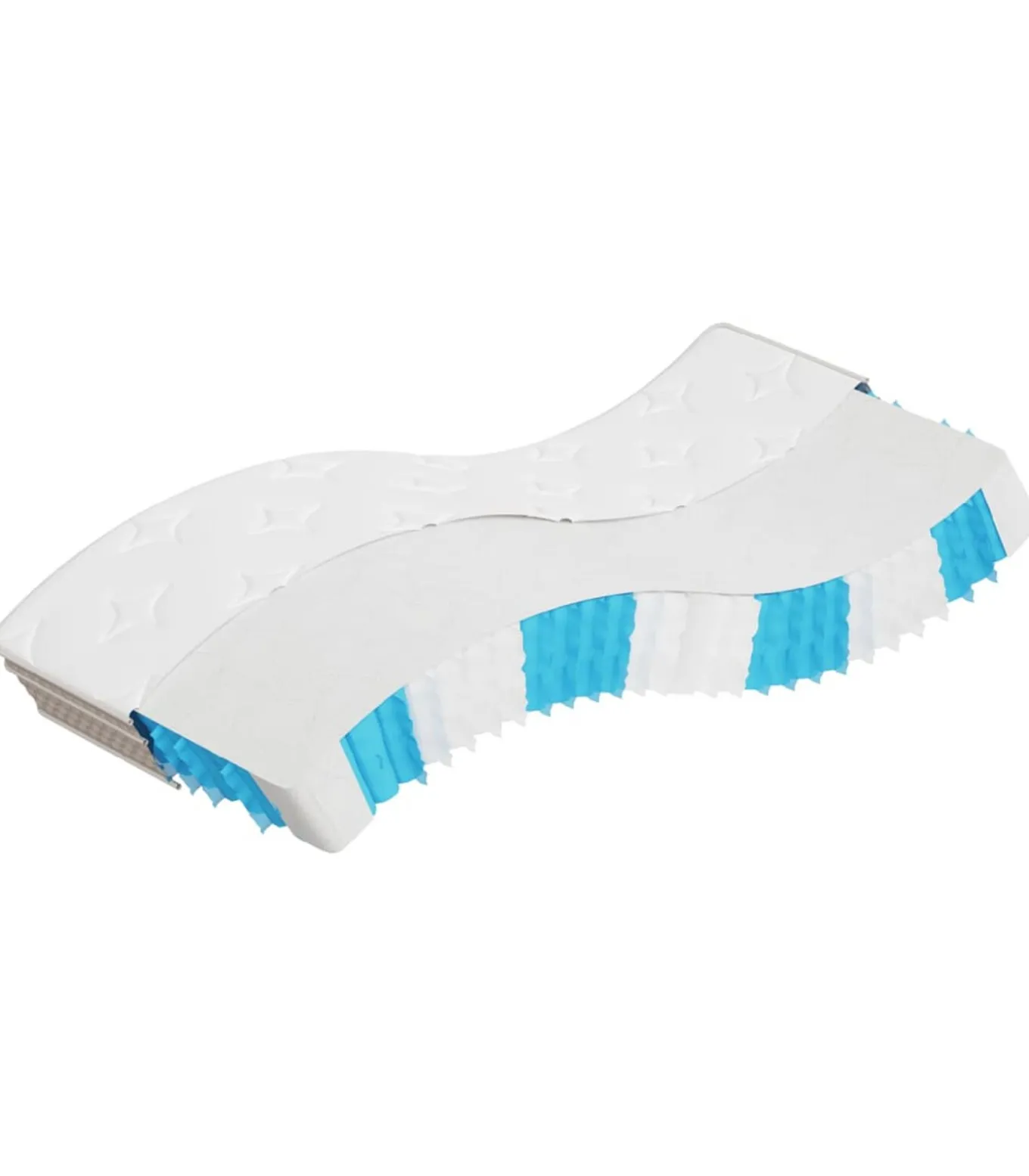 Pocketveringmatras middelhard 70x200 cm