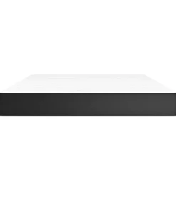 Pocketveringmatras 140x200x20 cm kunstleer zwart