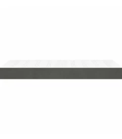 Pocketveringmatras 90x210x20 cm fluweel donkergrijs