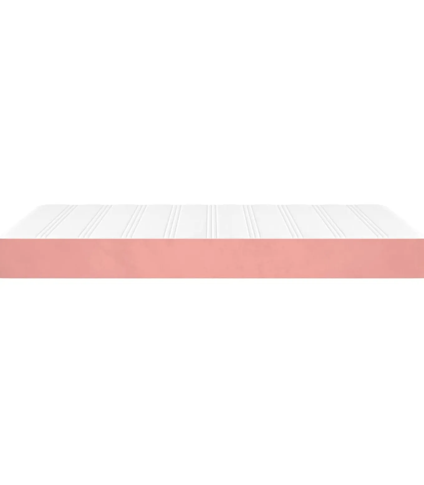 Pocketveringmatras 120x200x20 cm fluweel roze