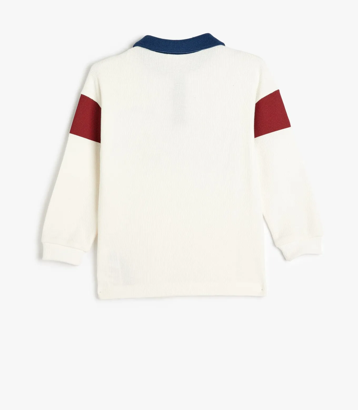 Polokraag geborduurd Sweatshirt