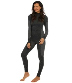 Premium Thermolegging Dames Zwart Melange