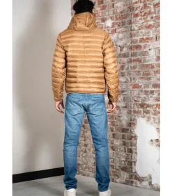 Puffer jacket - dark tate