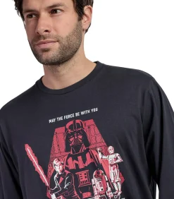 Pyjama broek top lange mouwen May The Force Star Wars