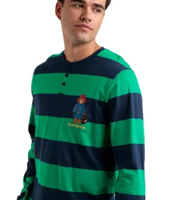 Pyjama broek top lange mouwen Rugby Paws Paddington