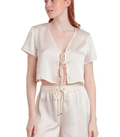 Pyjamashort satijnen hemdje Sweet Luxe