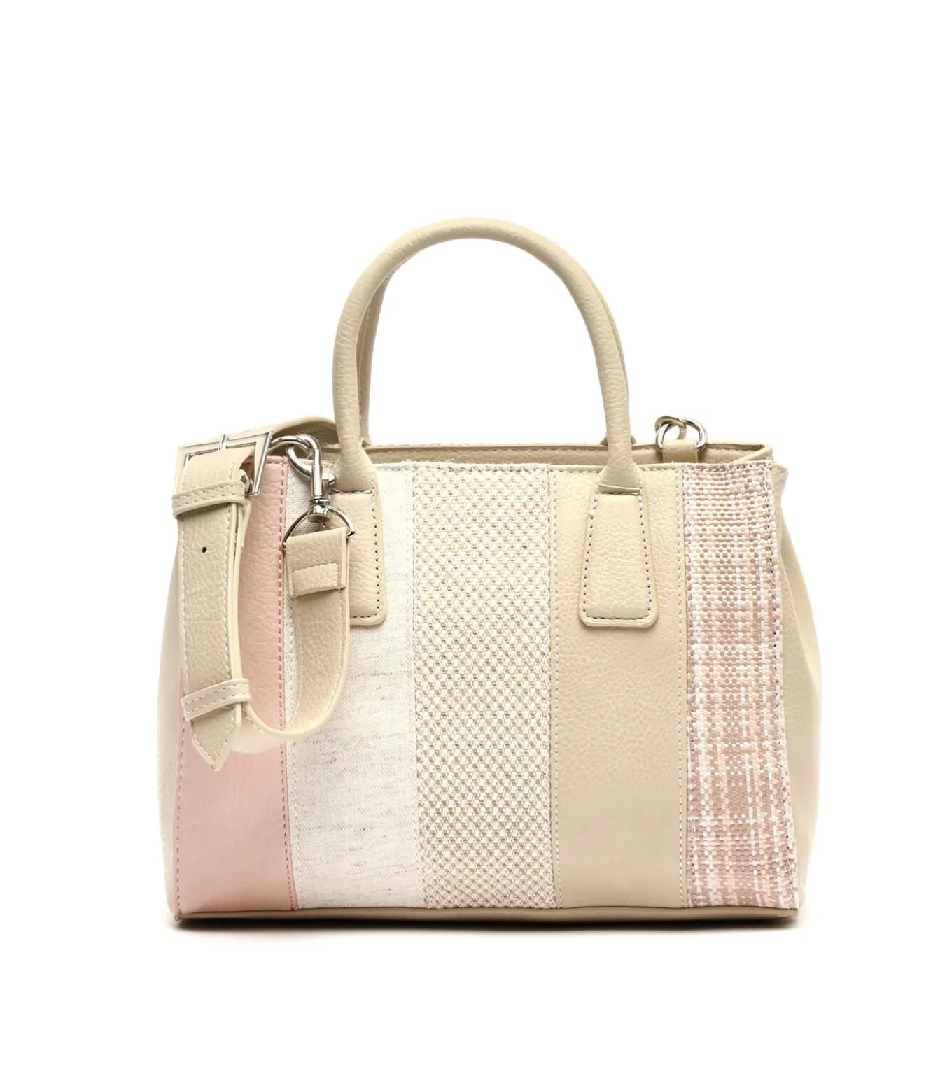 Raffia tas Vrouw Lareni Roze