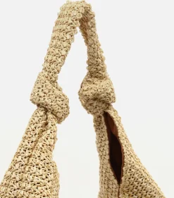 Raffia tas Vrouw Pologi Beige