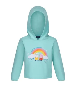 RAINBOW - Trui met kap - Turquoise