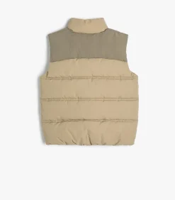 Rechte kraag Gerecycled polyester Weste Anorak