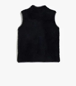 Rechte kraag Puffer Weste Anorak