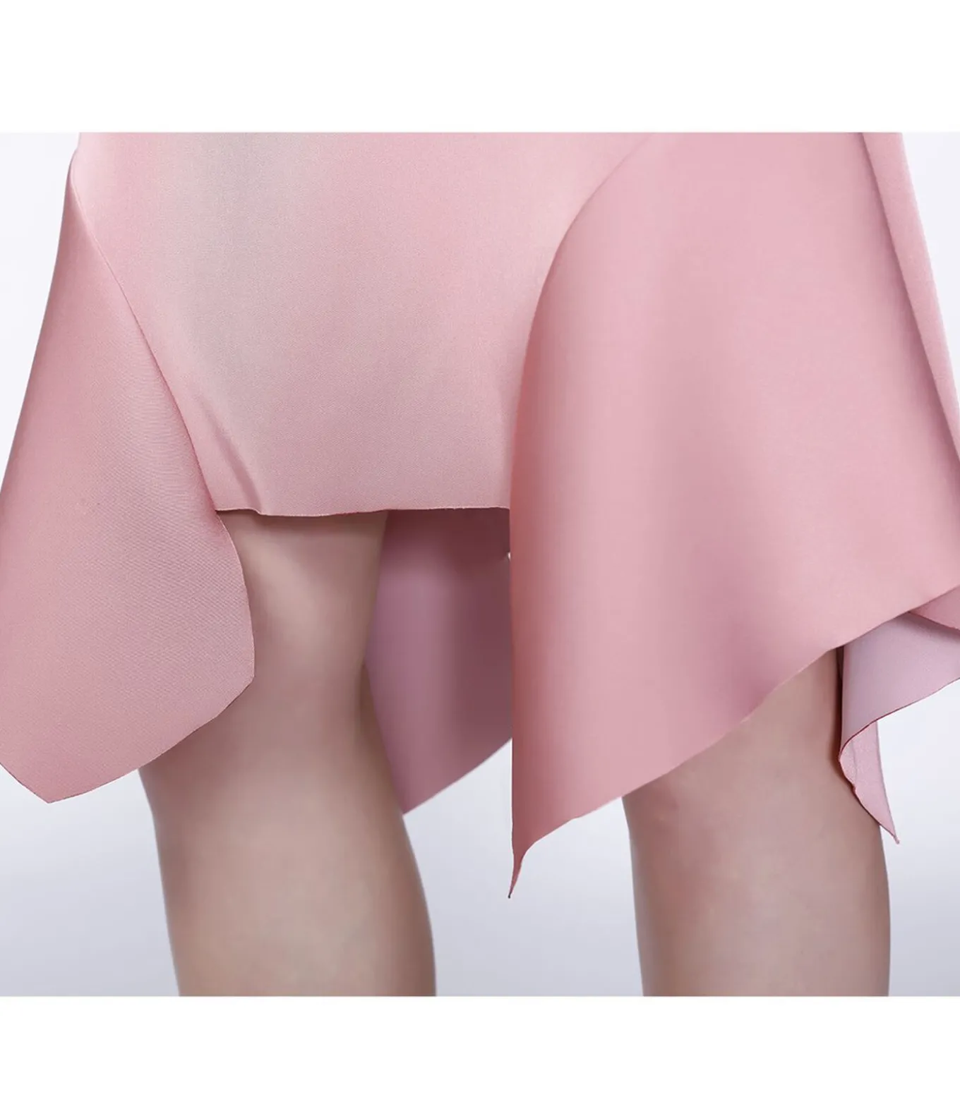 Rechte rok met uitlopende zijkanten