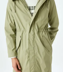 Regenjas Heren Slim Fit Kap Knoopsluiting