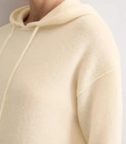 Regular gebreide hoodie