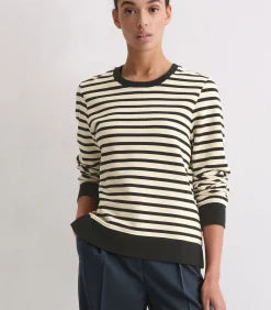 Regular gestreept sweatshirt