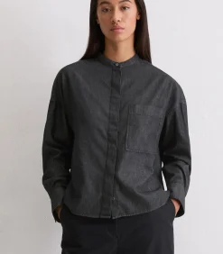 Relaxte chambray blouse