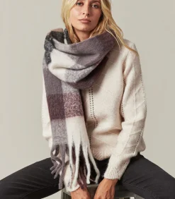 REYA - Volumineuze geruite sjaal