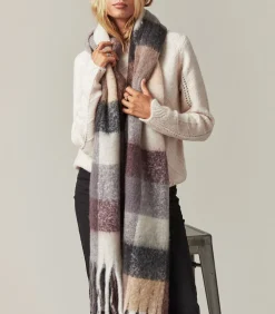 REYA - Volumineuze geruite sjaal