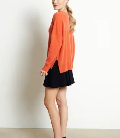 RIA 3 Diepe V-Hals Trui - 100% kasjmier