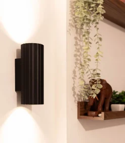 Ribble - Wandlamp - Zwart