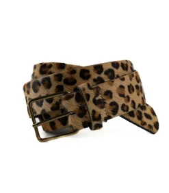 Riem 3.5 cm Made in Belgium Luipaard