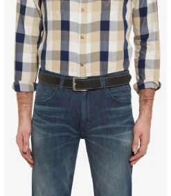 Riem leather stitched