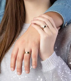 Ring 'Mallorca' Zilver - zilverkleurig-goudkleurig