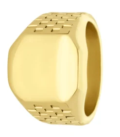 Ring Staal - goudkleurig