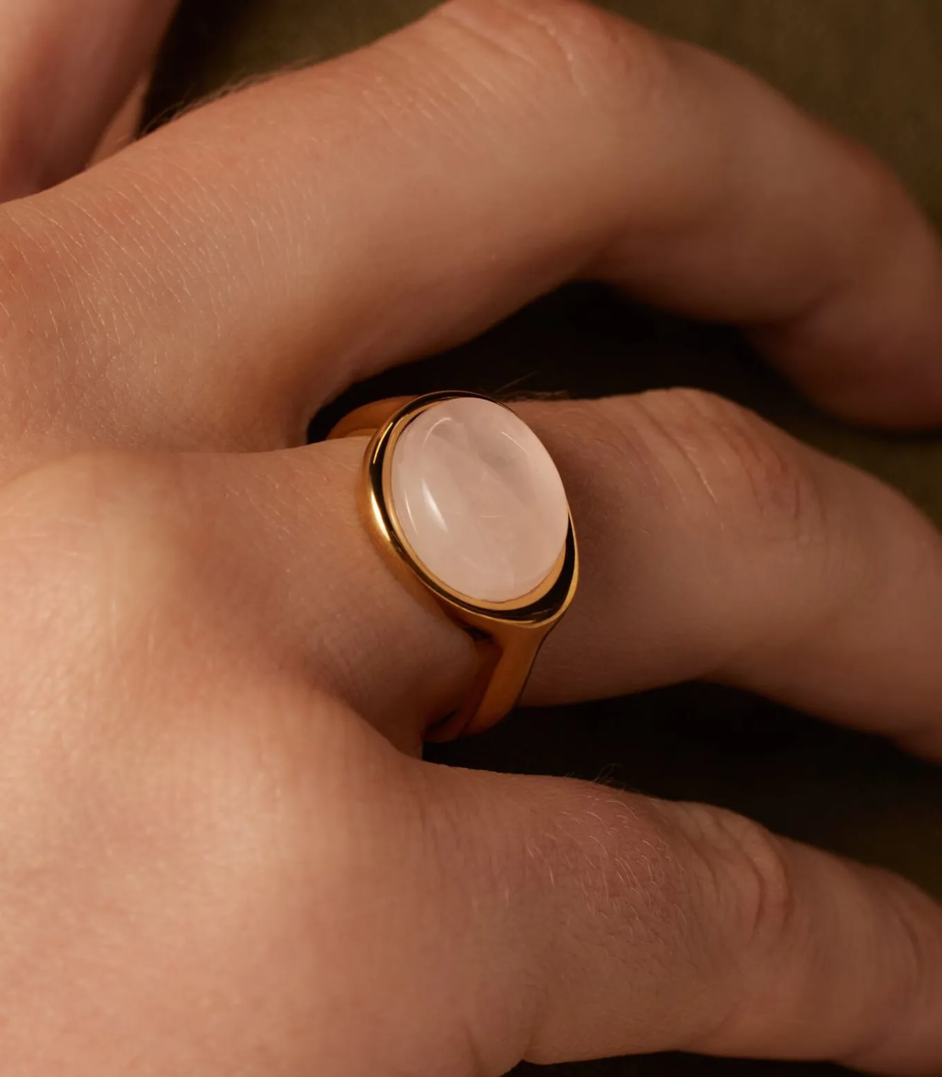 Ring Staal - Goudkleurig