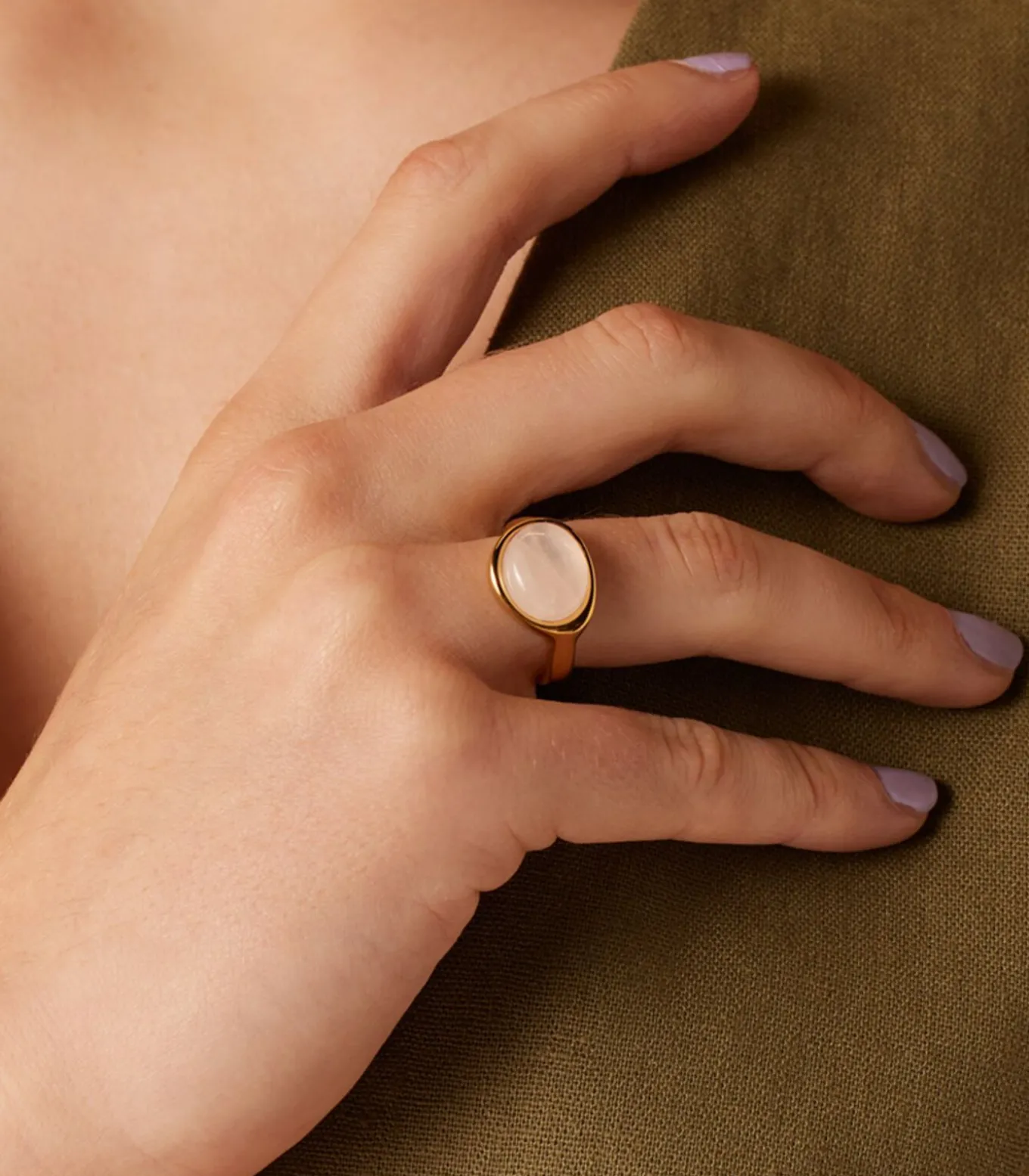 Ring Staal - Goudkleurig