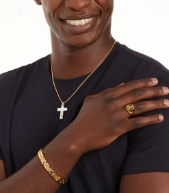 Ring Staal - goudkleurig