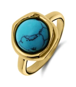 Ring Staal - Goudkleurig