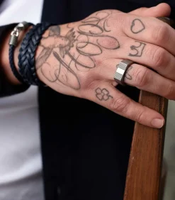 Ring Staal - zilverkleurig