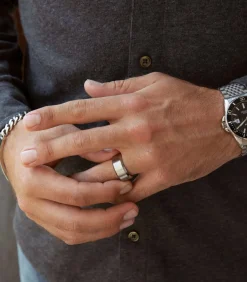 Ring Staal - zilverkleurig