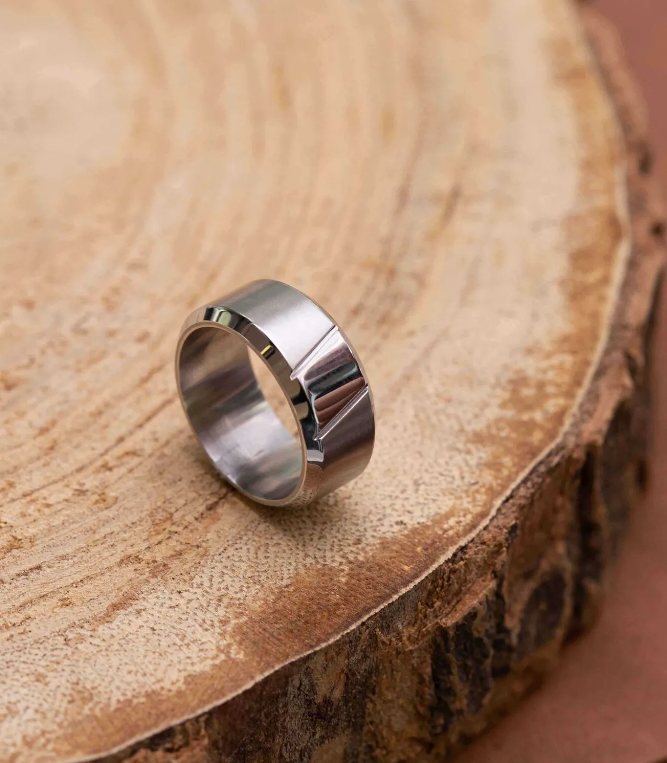 Ring Staal - zilverkleurig