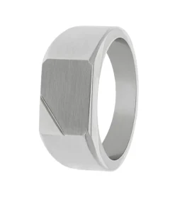 Ring Staal - zilverkleurig