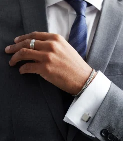 Ring Staal - zilverkleurig