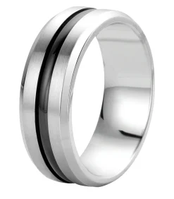 Ring Staal - zilverkleurig